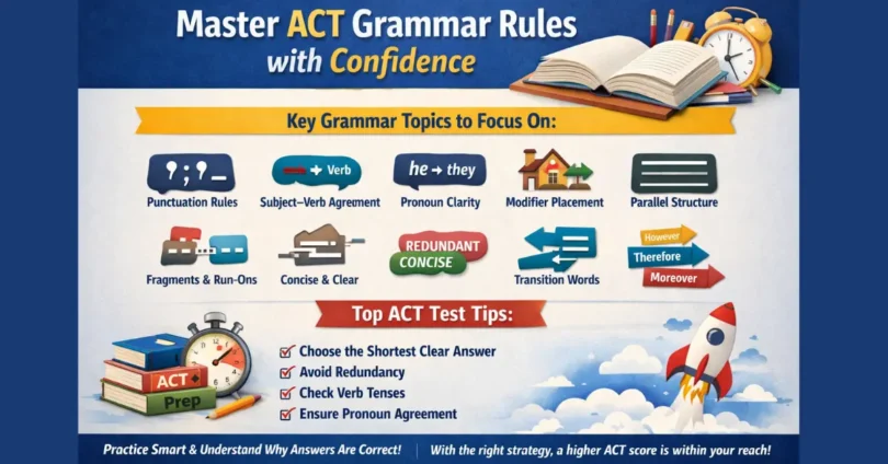 act grammar rules the complete guide to master act english