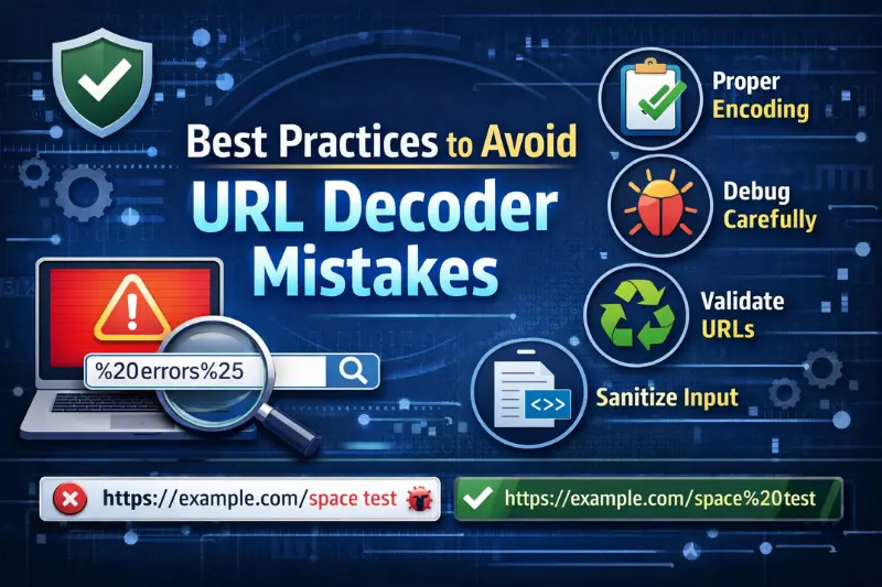 best practices to avoid url decoder mistakes