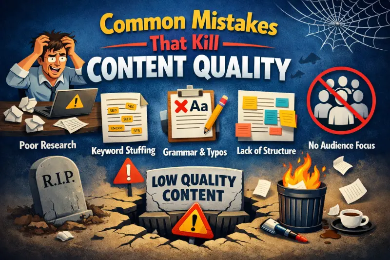 common mistakes that kill content quality