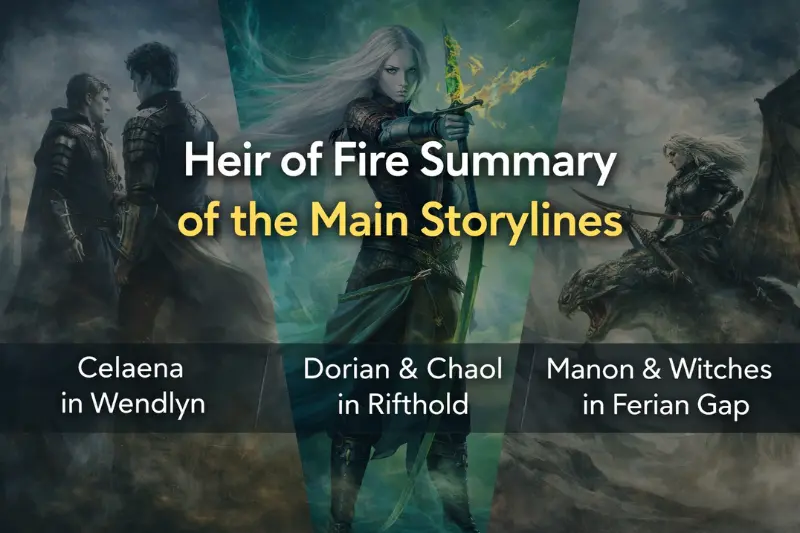 heir of fire summary of the main storylines