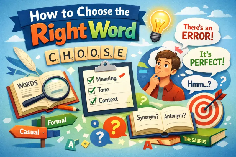 how to choose the right word