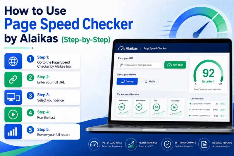 how to use page speed checker by alaikas (step-by-step)