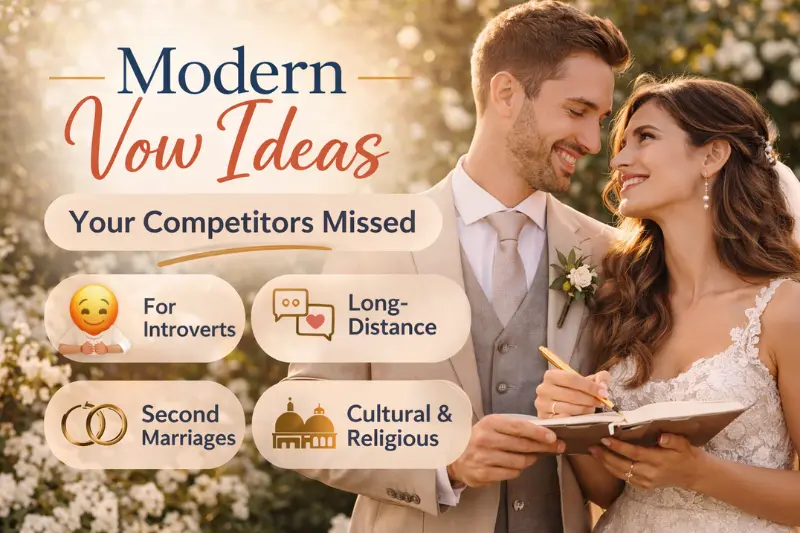 modern vow ideas your competitors missed