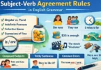 subject verb agreement rules english grammar