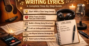 tips for writing lyrics a complete songwriting guide