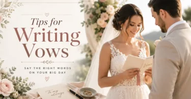 tips for writing vows - say the right words on your big day