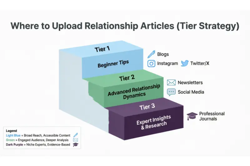 where to upload relationship articles (tier strategy)