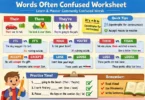 words often confused worksheet learn, practice, and master english